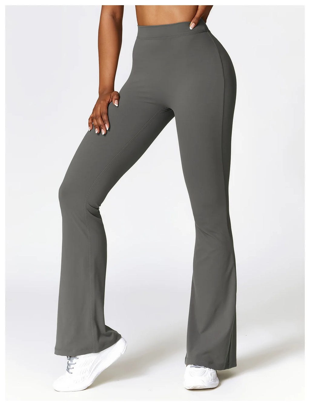 V-Cut Flare Yoga Pants