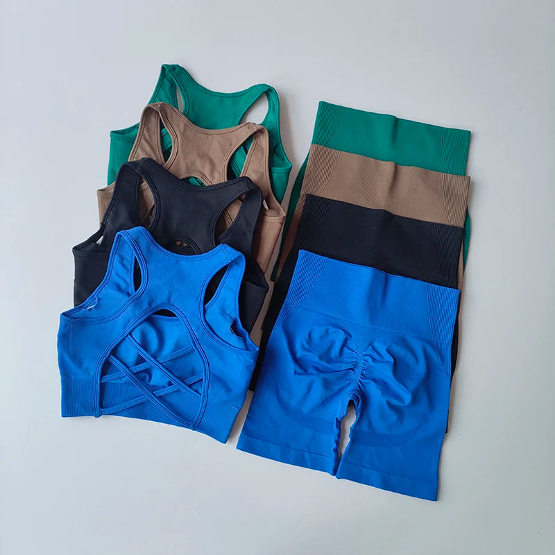 Sleeveless Bra & Shorts Set