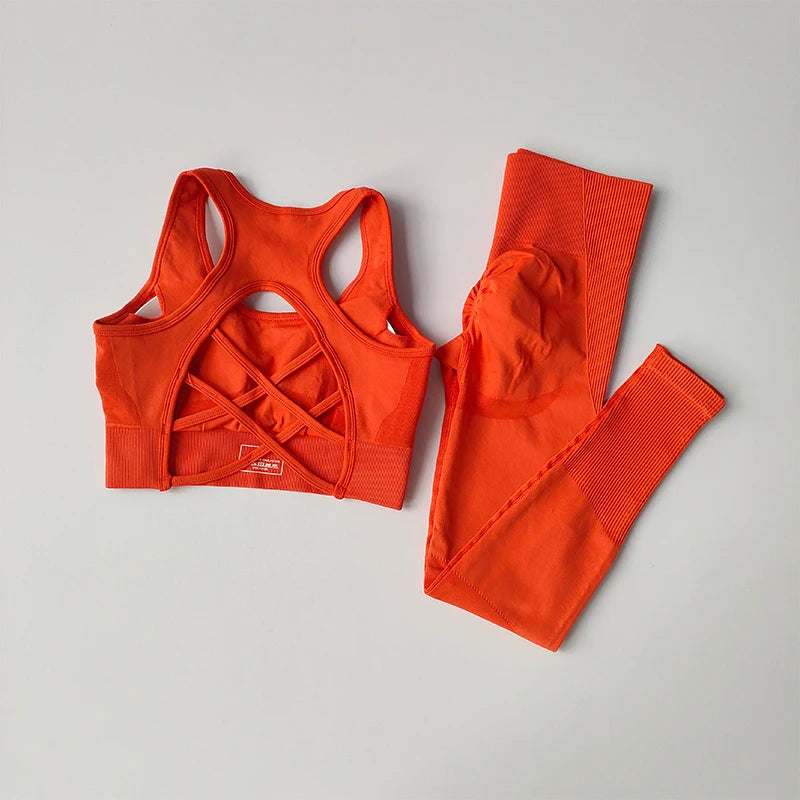 Beautiful Back Bra & Leggings Set