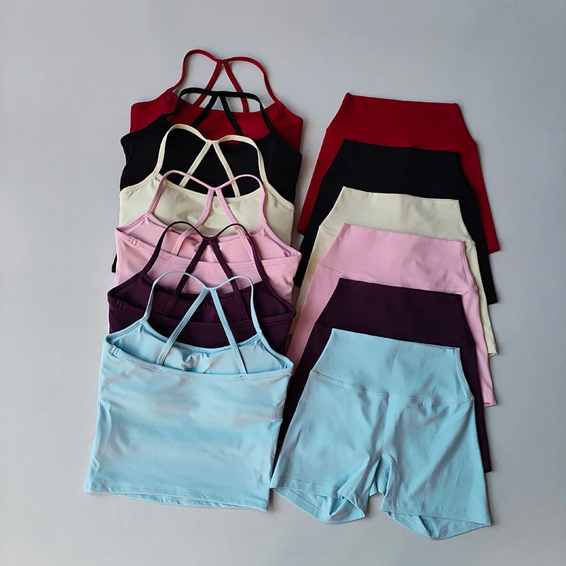 Beauty Back Bra & Shorts Set