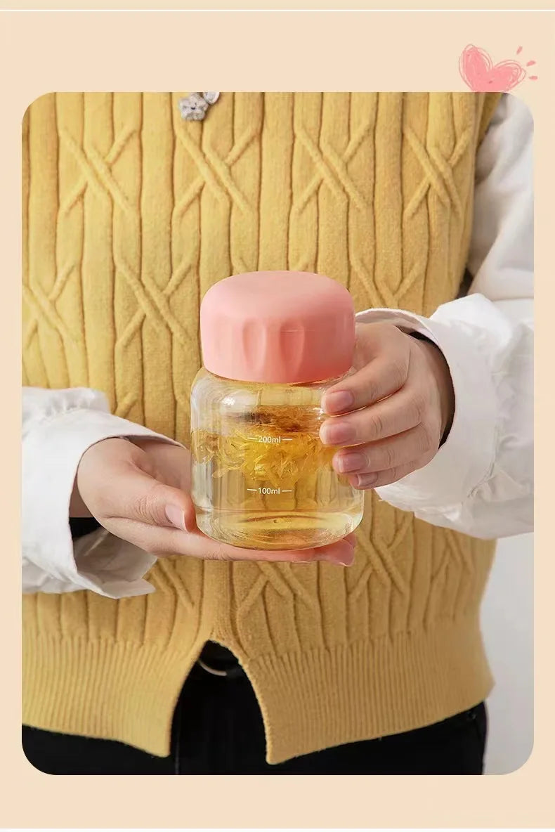 Mini Glass Water Bottle