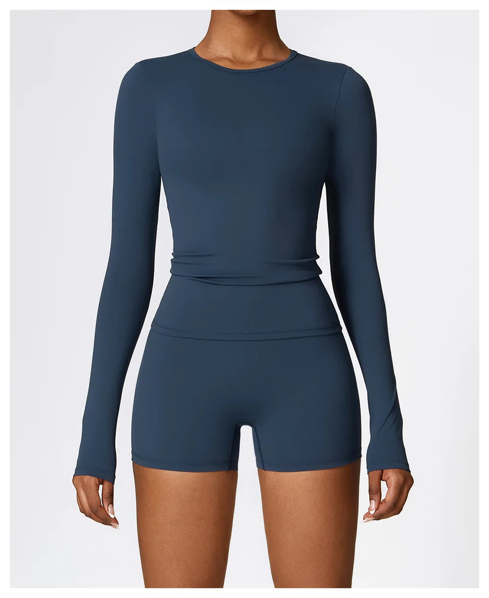 Long Sleeve Crop & Leggings Set