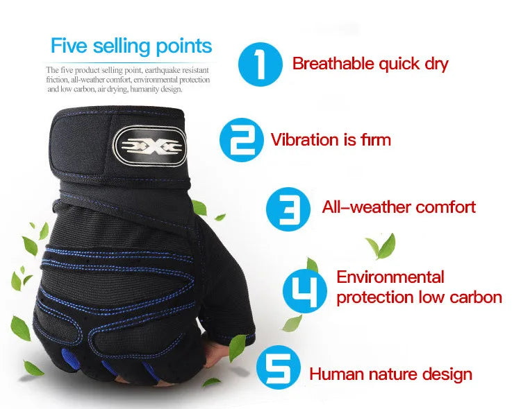 Weight Lifting Gym Gloves