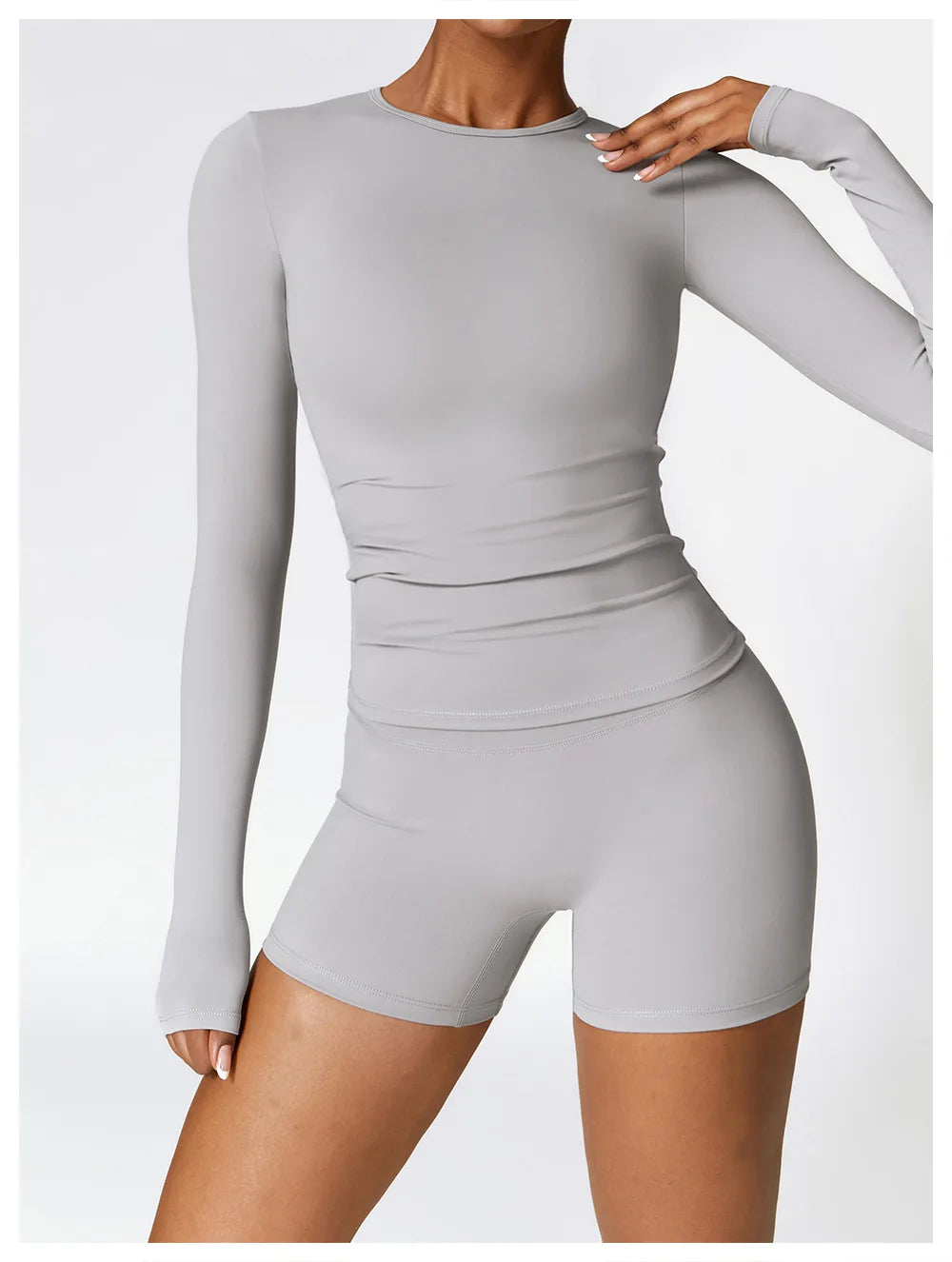 Long Sleeve Crop & Leggings Set