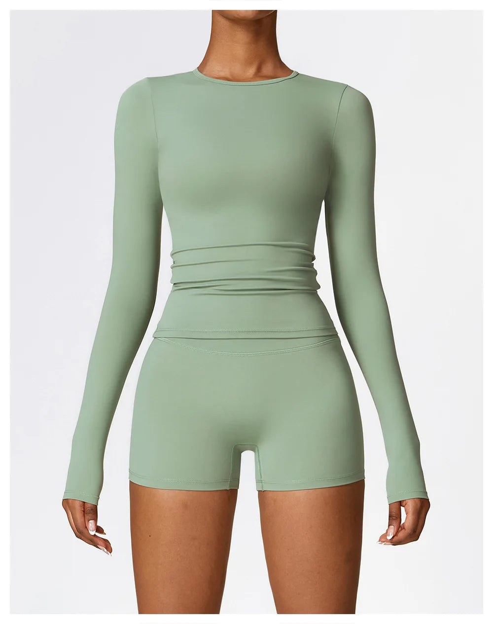 Long Sleeve Crop & Leggings Set