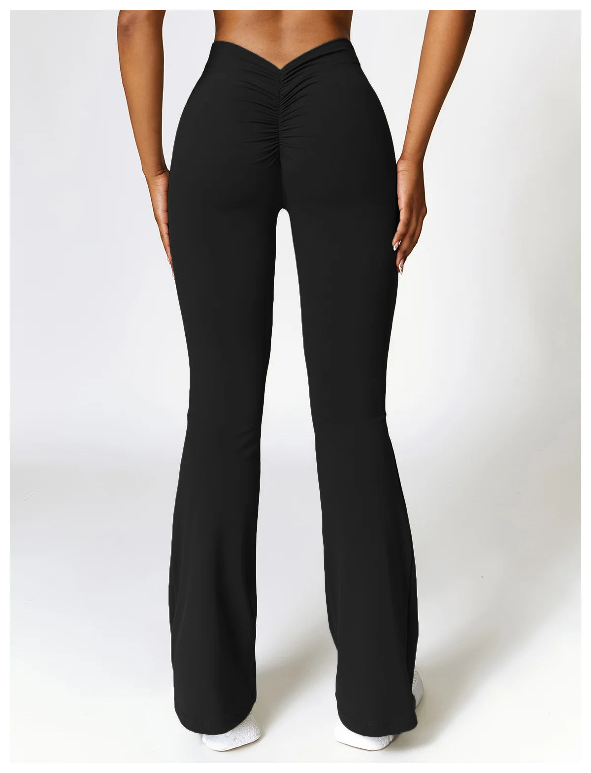 V-Cut Flare Yoga Pants