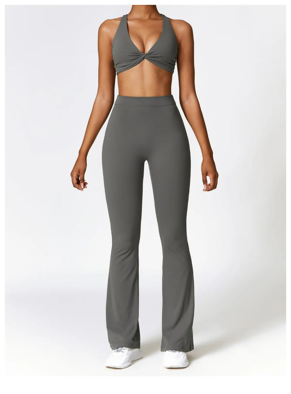 V-Cut Flare Yoga Pants