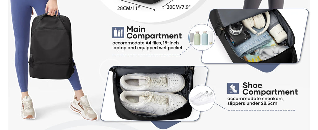 Women's Gym Travel Backpack