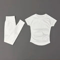 Navel Crop & Tights Set