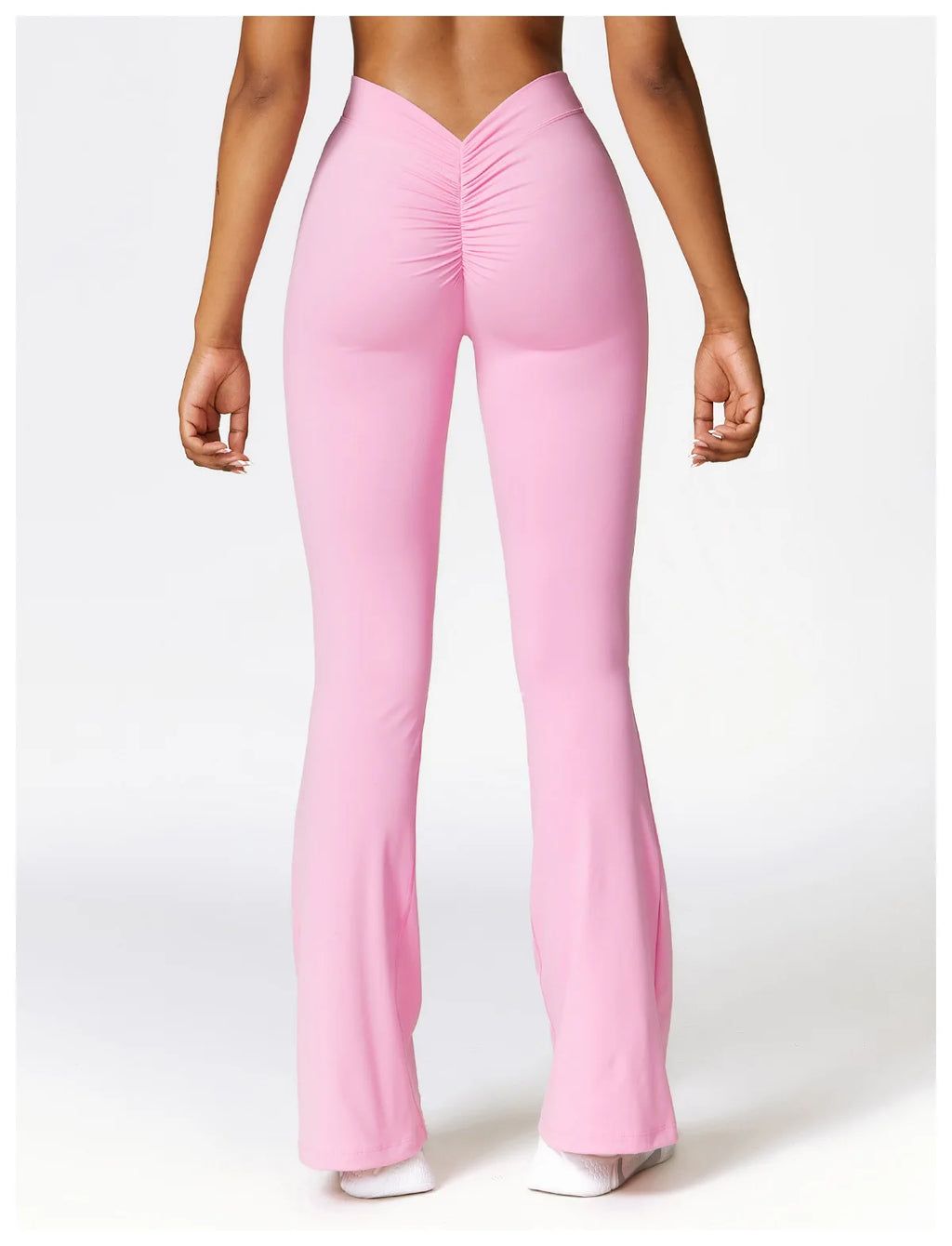 V-Cut Flare Yoga Pants