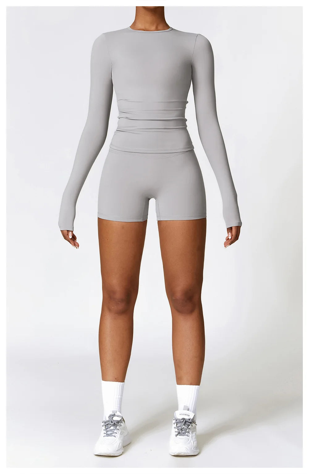 Long Sleeve Crop & Leggings Set