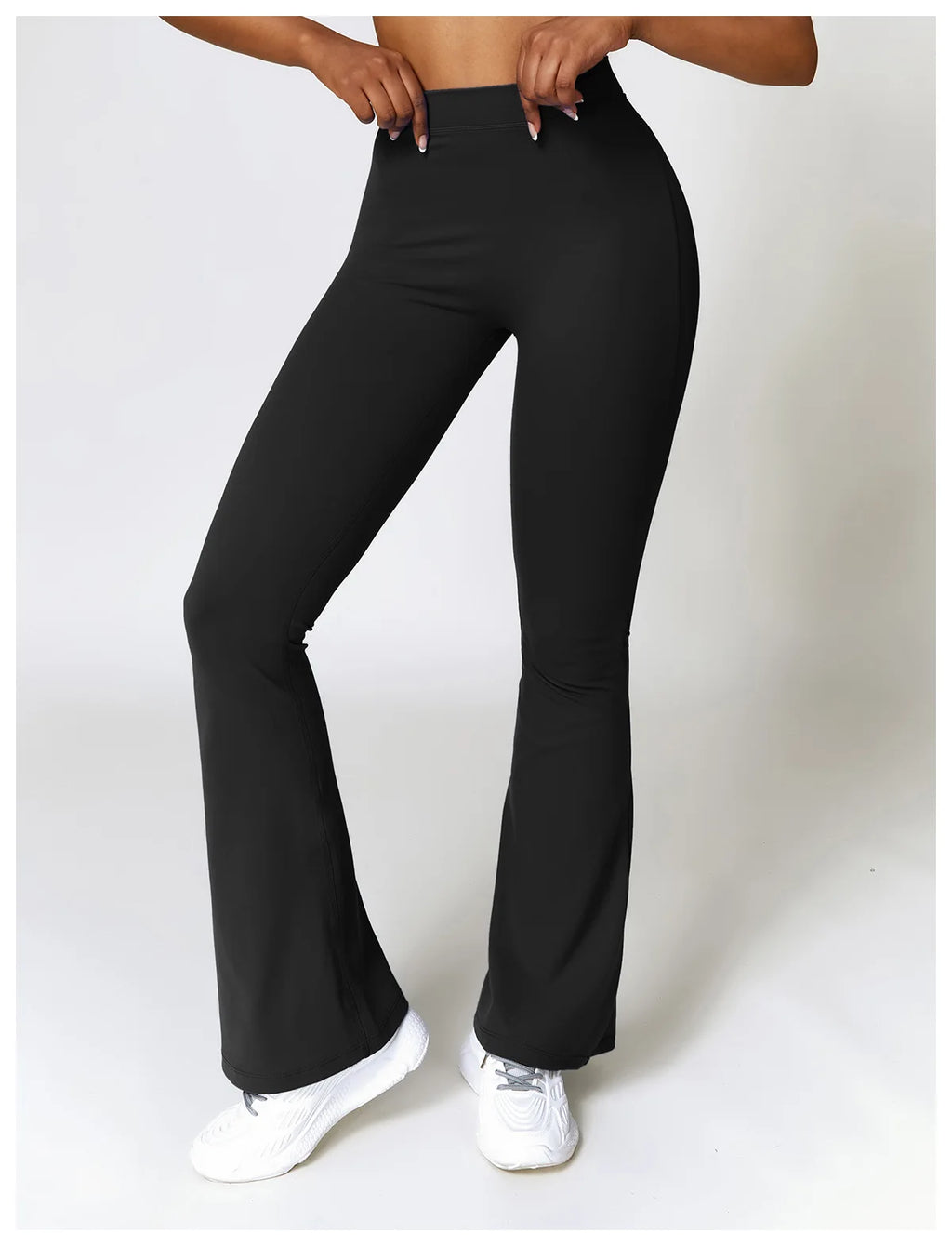V-Cut Flare Yoga Pants