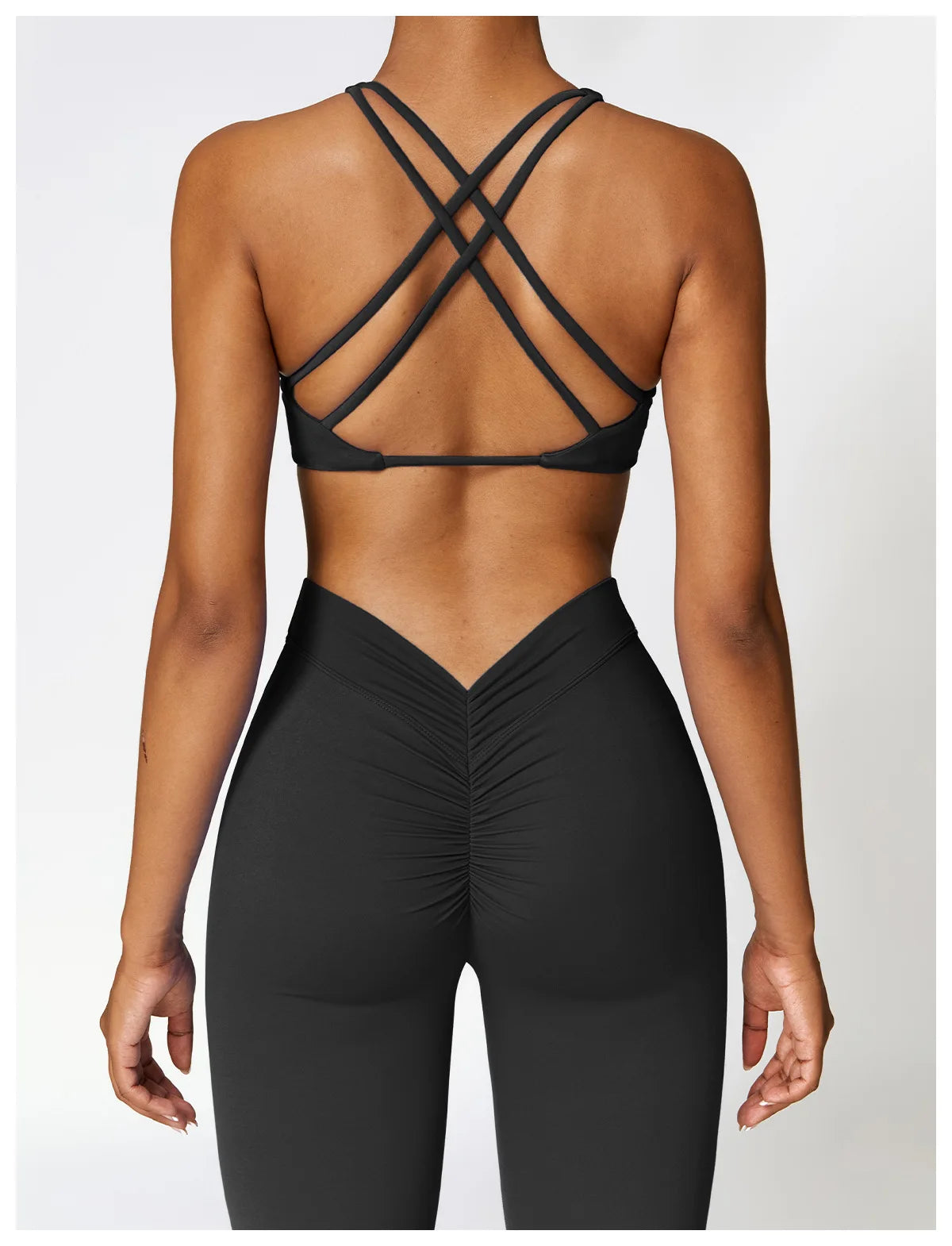 V-Cut Flare Yoga Pants