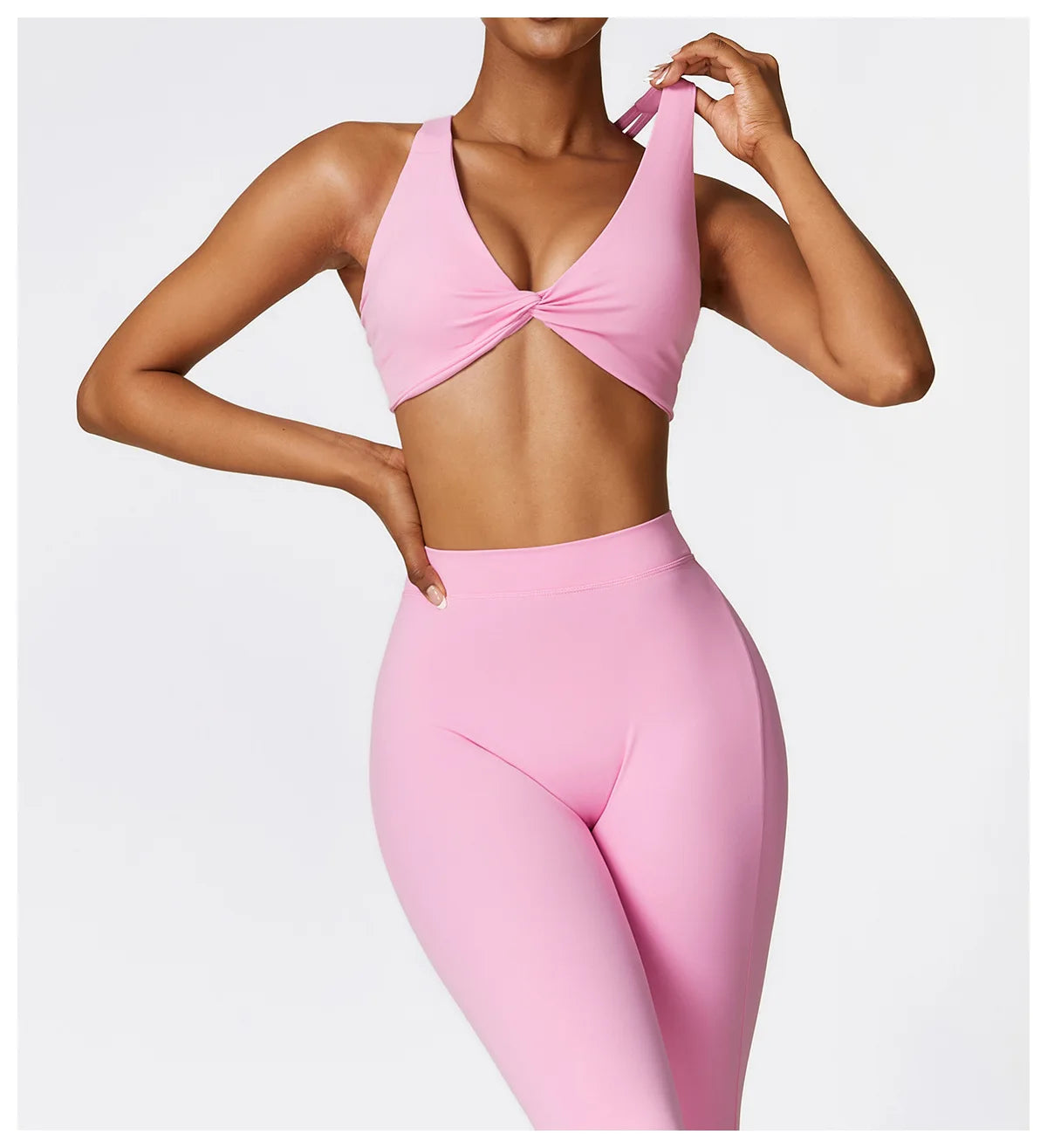 V-Cut Flare Yoga Pants