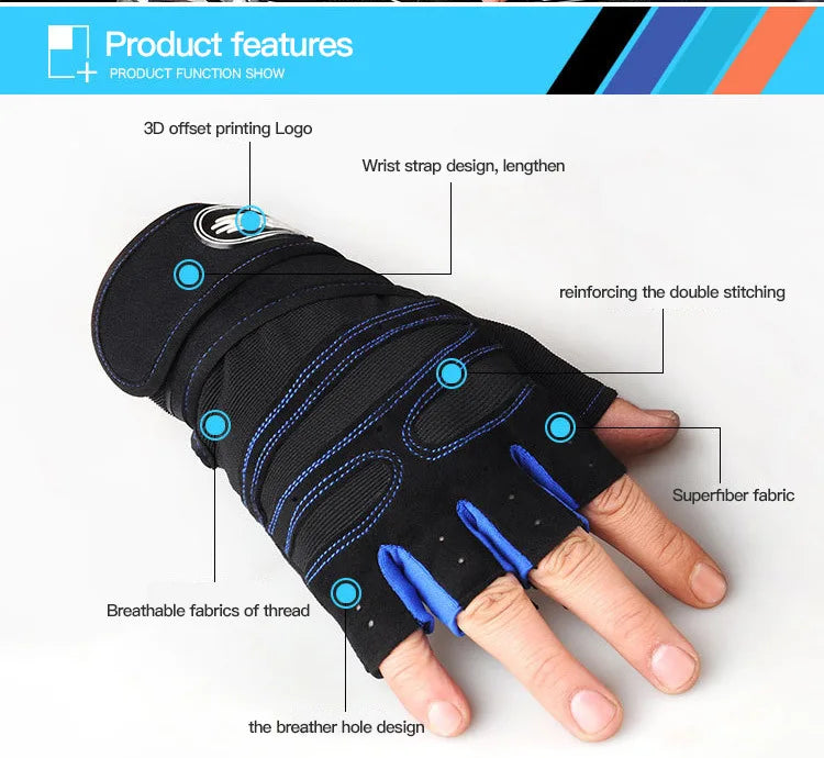 Weight Lifting Gym Gloves
