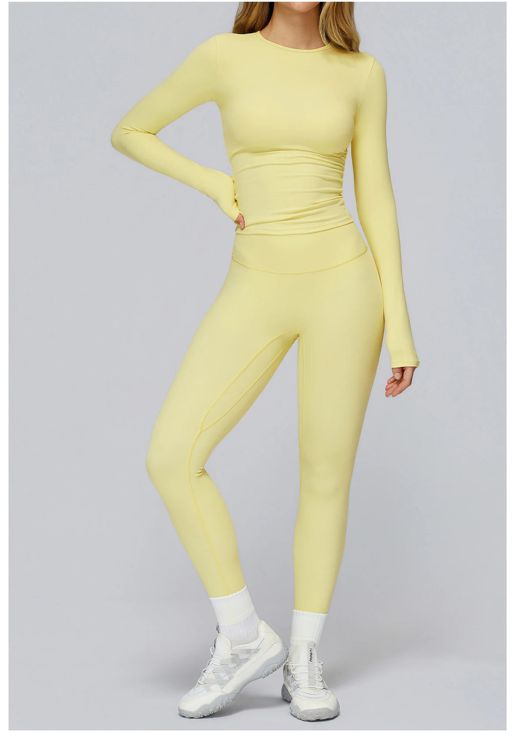 Long Sleeve Crop & Leggings Set