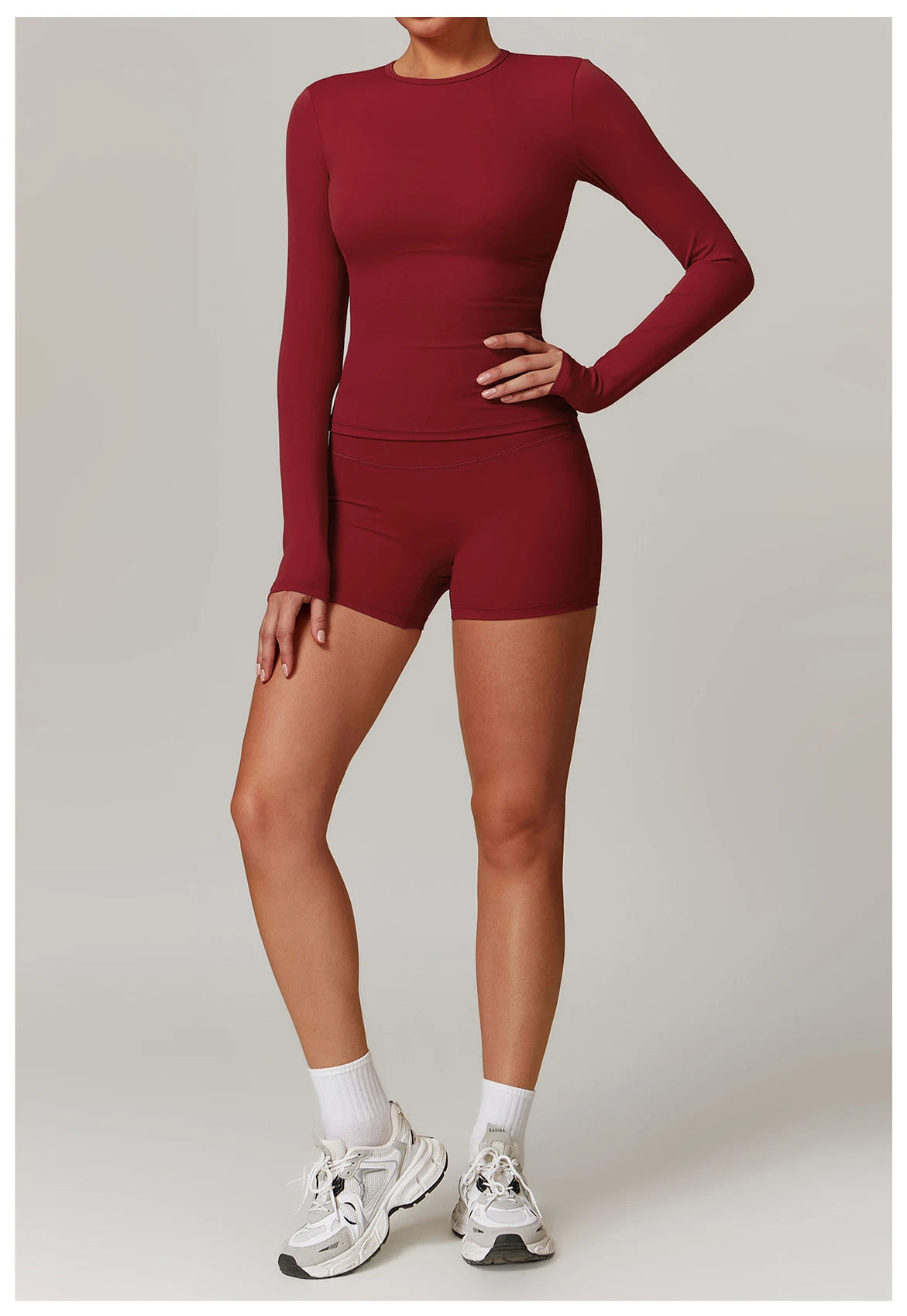 Long Sleeve Crop & Leggings Set