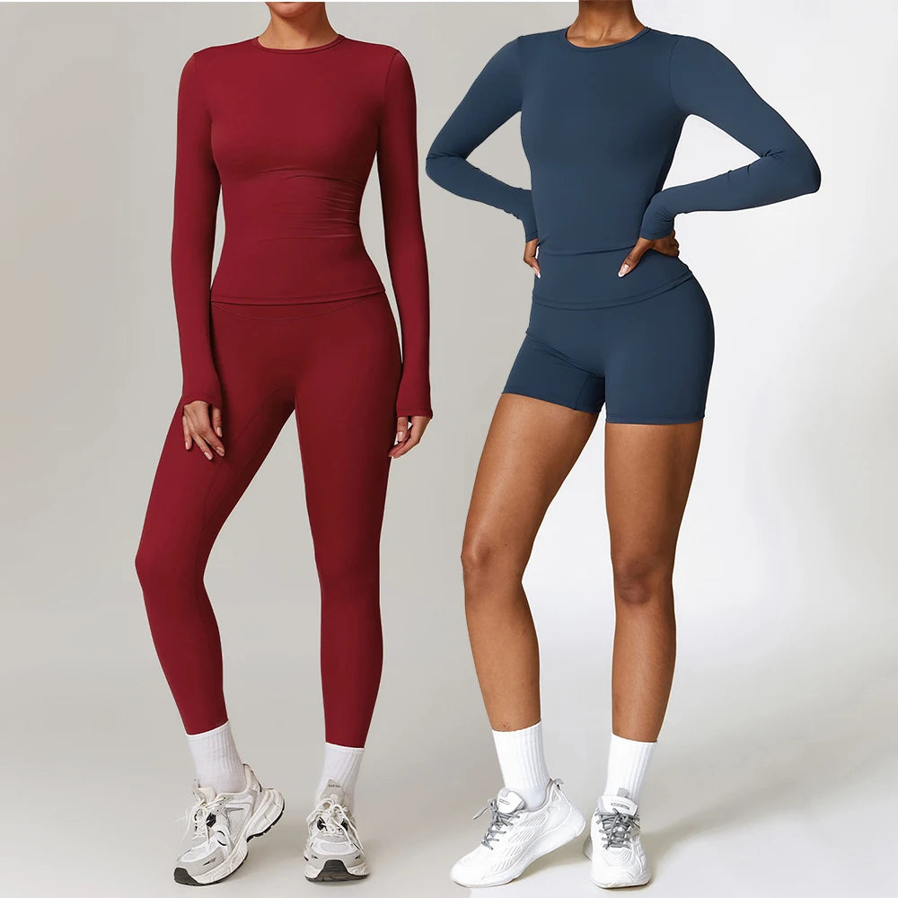 Long Sleeve Crop & Leggings Set