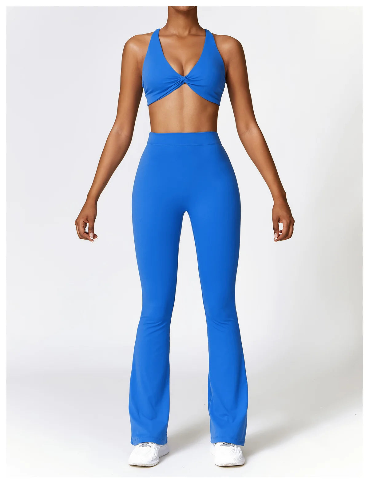 V-Cut Flare Yoga Pants