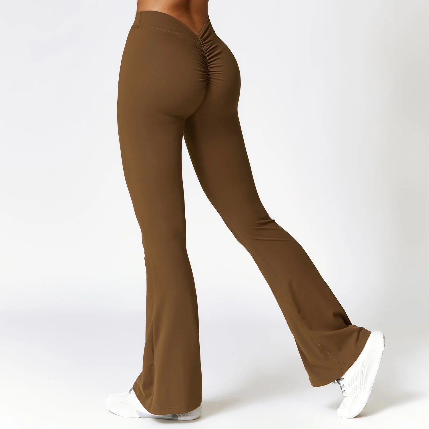 V-Cut Flare Yoga Pants