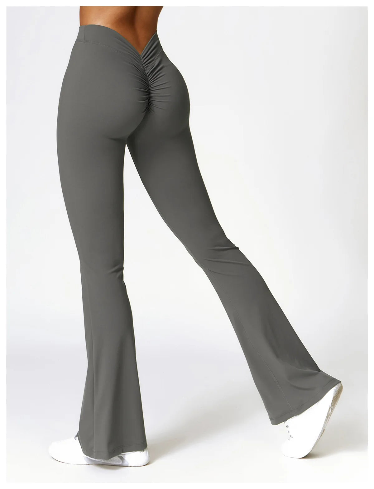 V-Cut Flare Yoga Pants