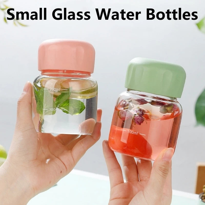 Mini Glass Water Bottle