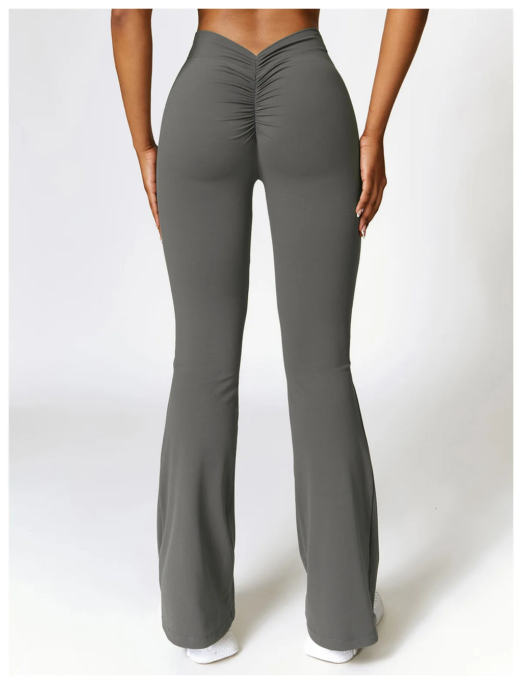 V-Cut Flare Yoga Pants