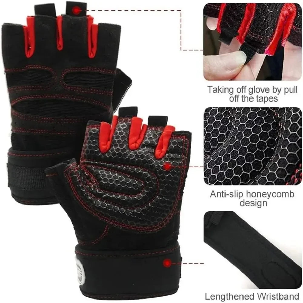 Weight Lifting Gym Gloves