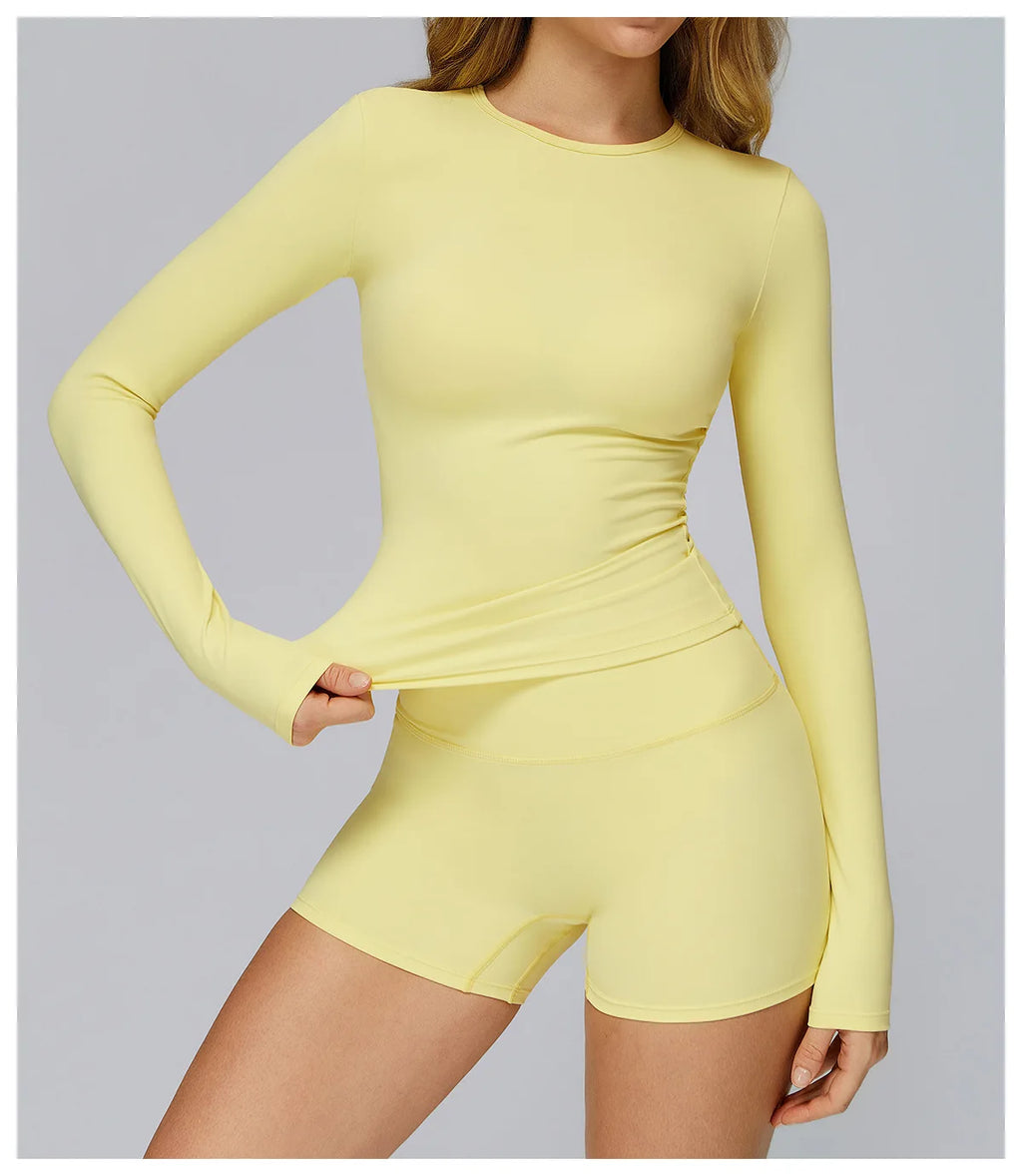 Long Sleeve Crop & Leggings Set
