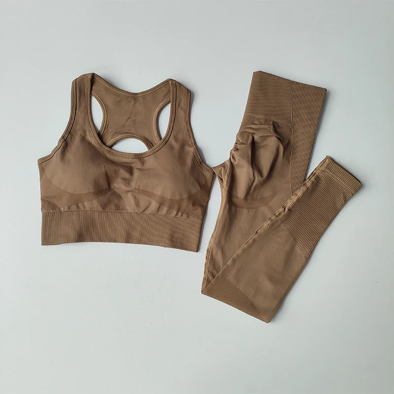Beautiful Back Bra & Leggings Set