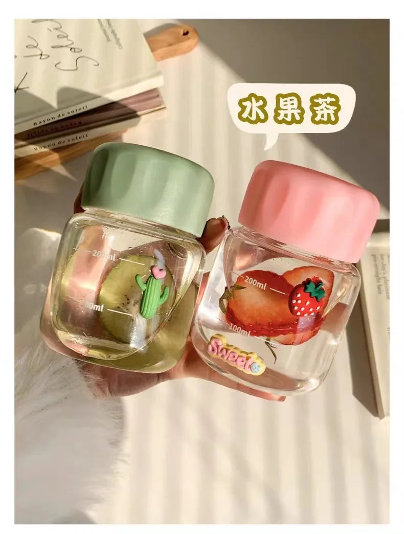 Mini Glass Water Bottle