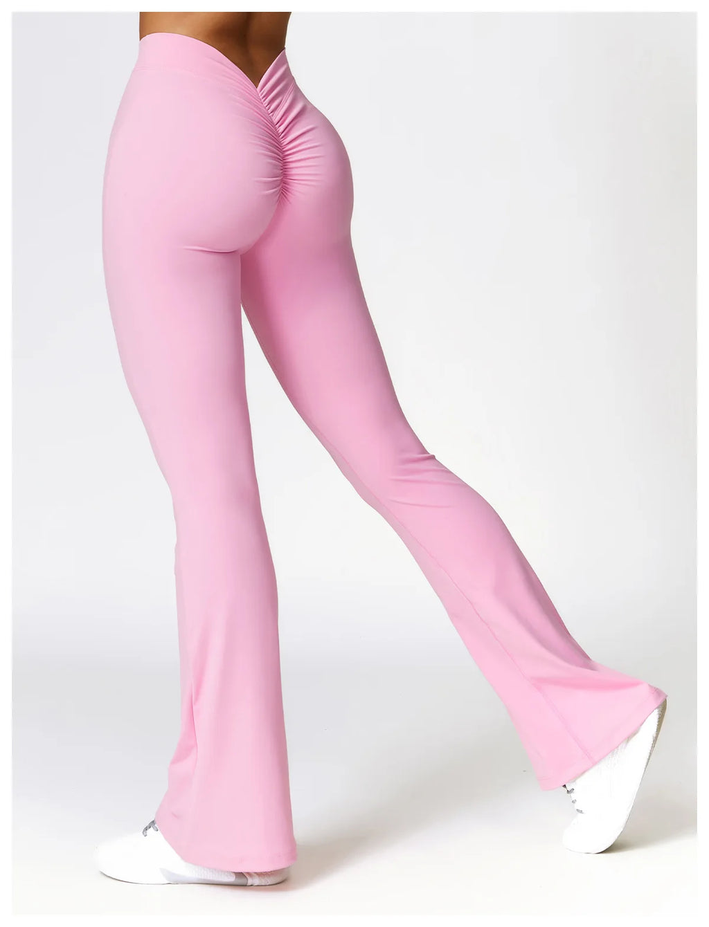V-Cut Flare Yoga Pants