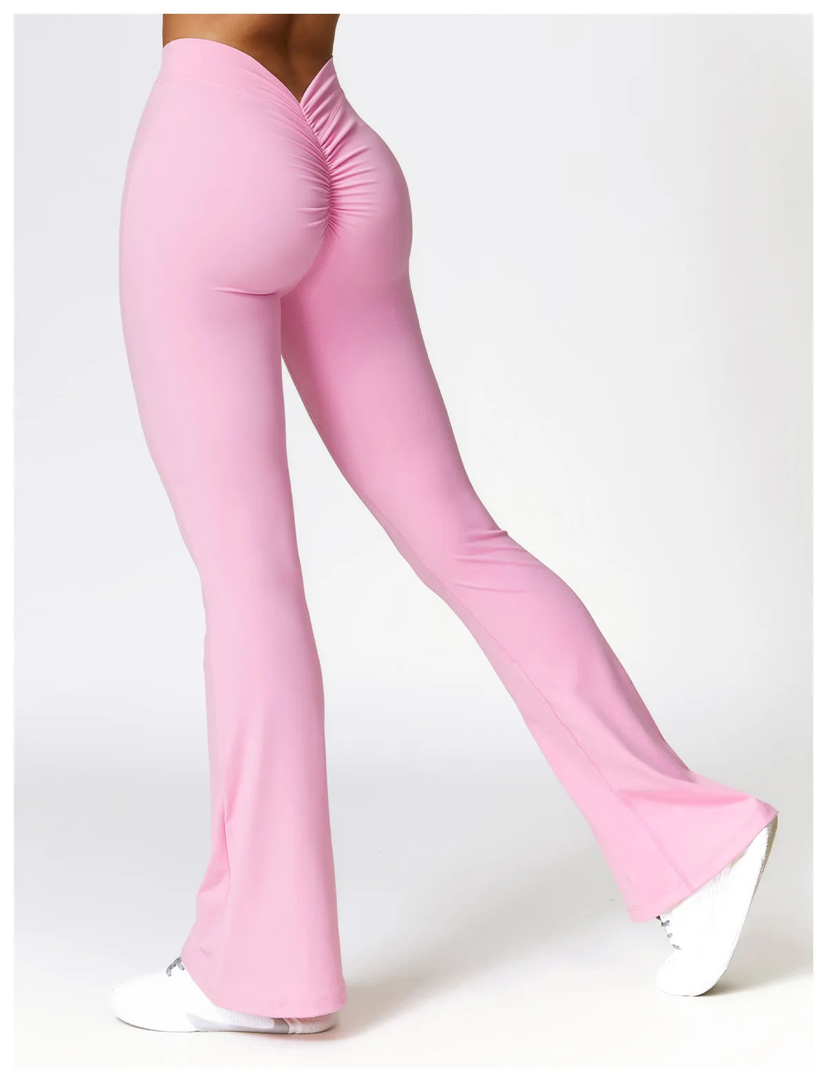 V-Cut Flare Yoga Pants