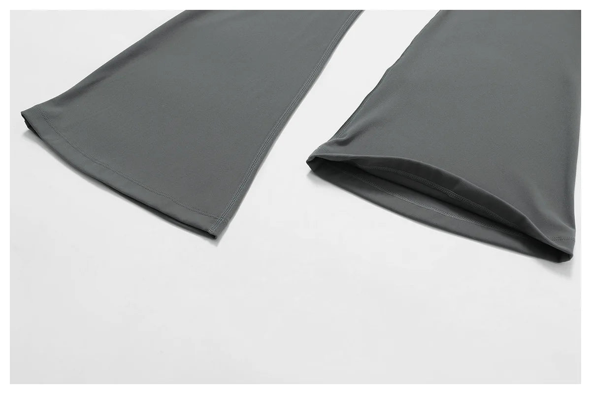 V-Cut Flare Yoga Pants