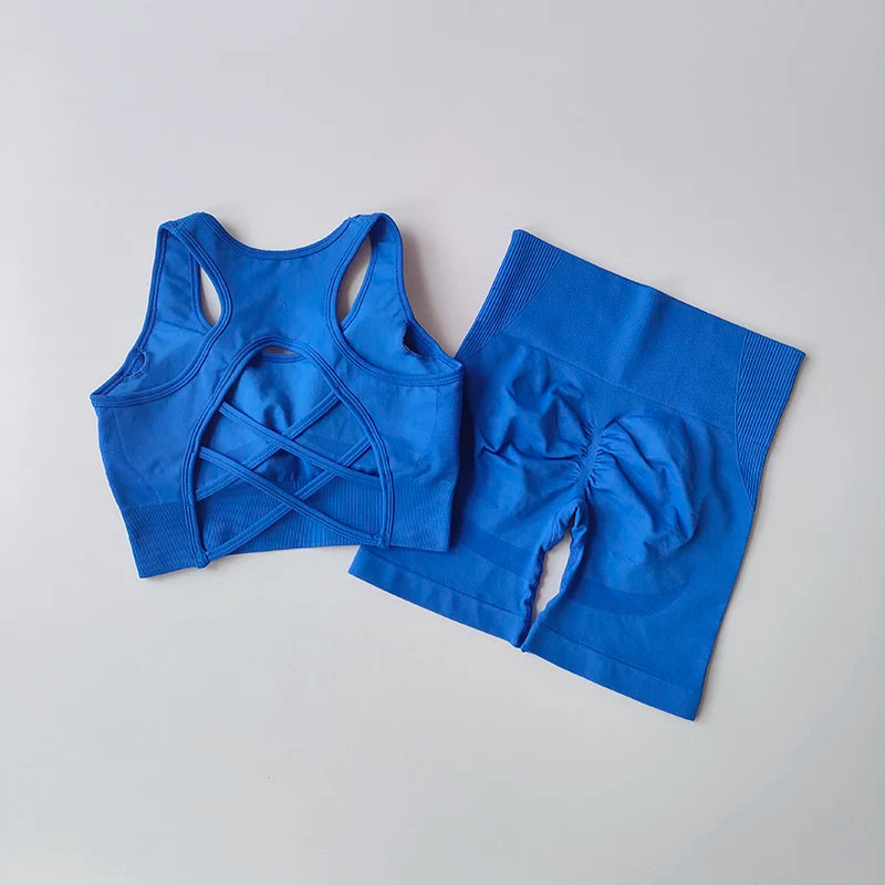 Sleeveless Bra & Shorts Set