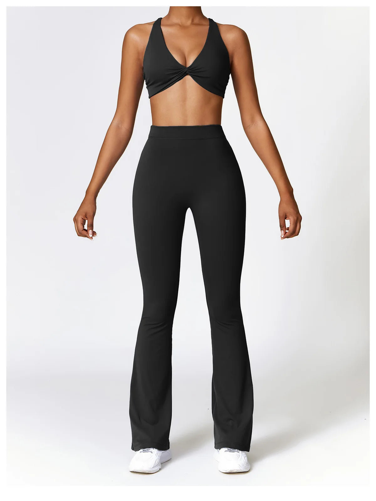 V-Cut Flare Yoga Pants