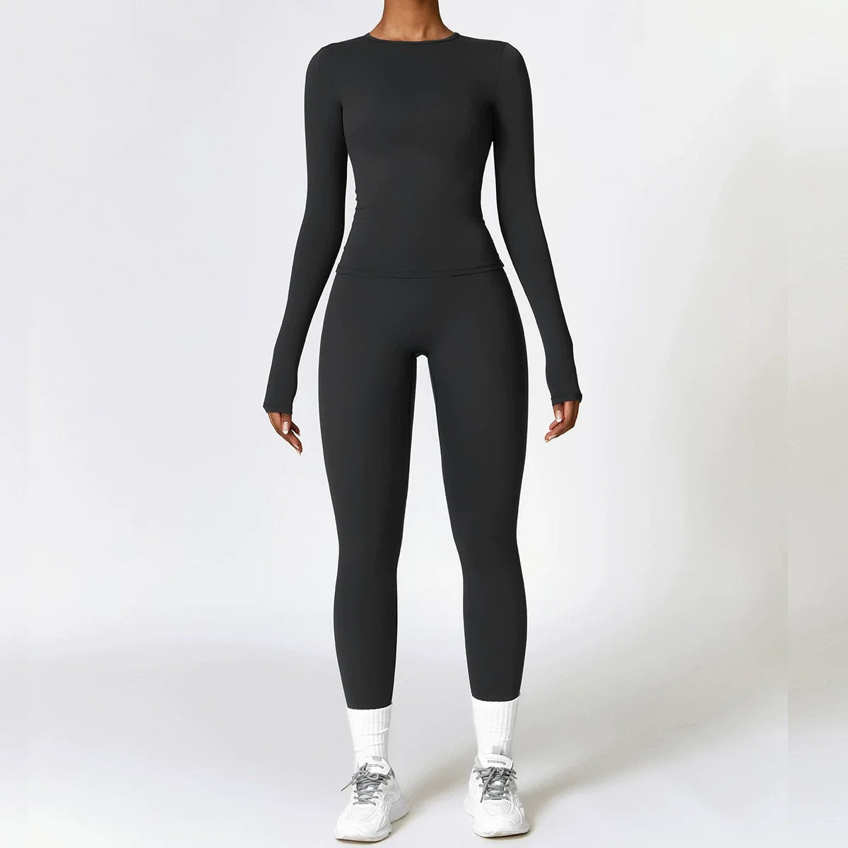 Long Sleeve Crop & Leggings Set