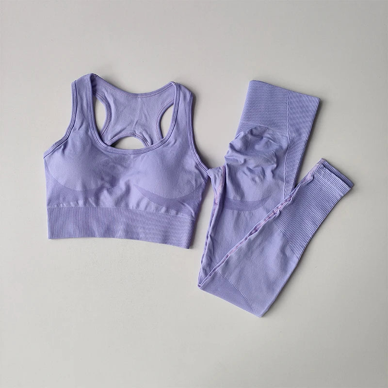 Beautiful Back Bra & Leggings Set