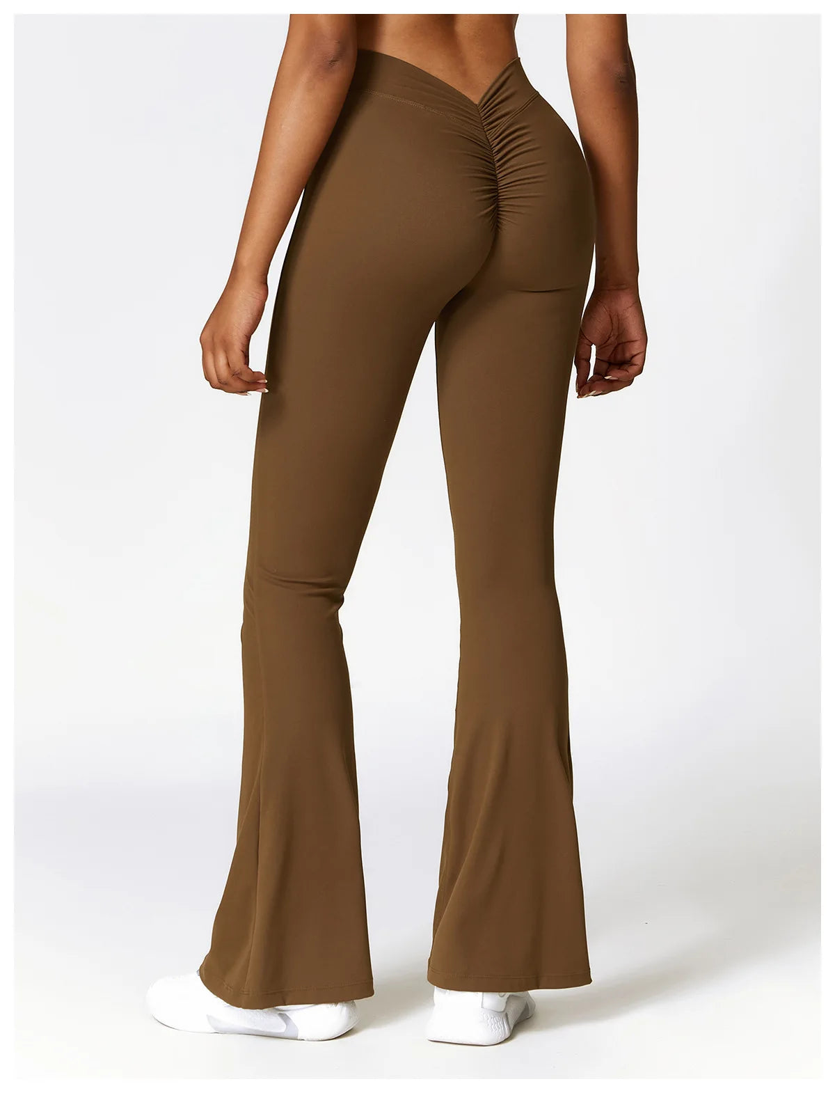 V-Cut Flare Yoga Pants