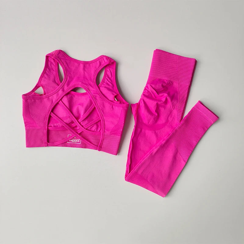 Beautiful Back Bra & Leggings Set