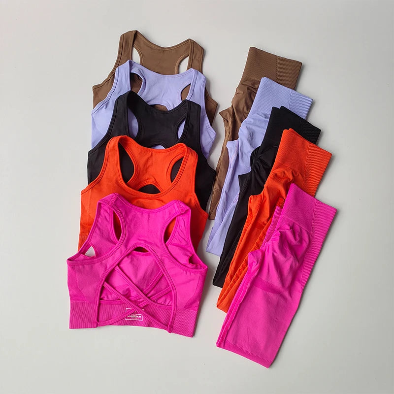 Beautiful Back Bra & Leggings Set