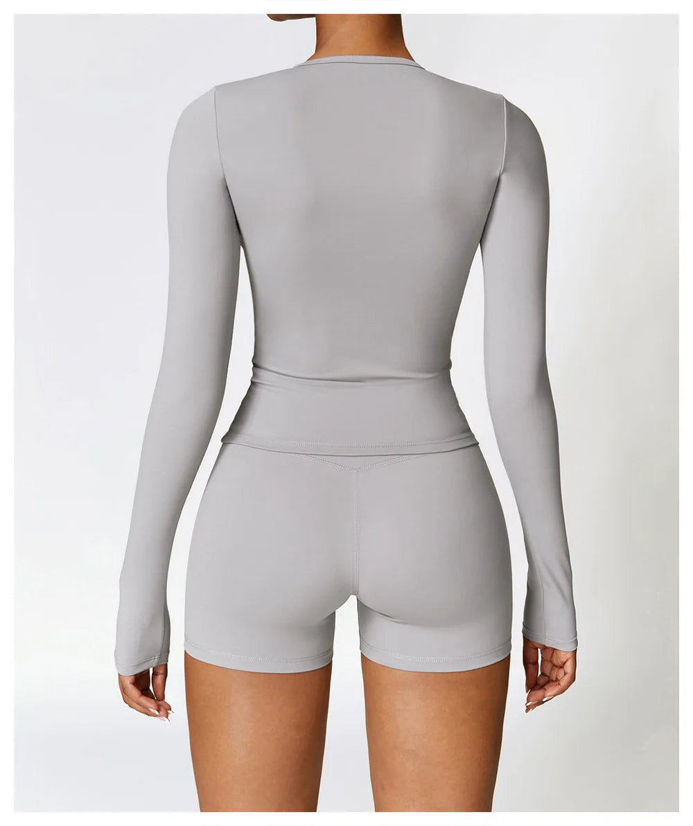 Long Sleeve Crop & Leggings Set